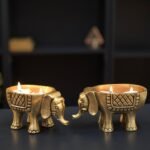 Aluminium Elephant for Good Luck | Statue for Tabletop