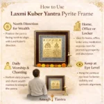 Laxmi Kuber Yantra Pyrite Frame – Attract Wealth, Prosperity & Financial Stability