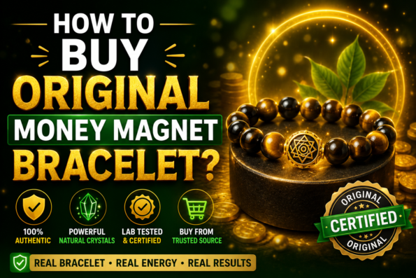 buy Original Money Magnet Bracelet with glowing crystals, gold energy effects, and wealth attraction theme for prosperity and abundance.