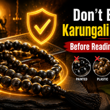 108 Beads Karungali Mala: Benefits, Rules, and Everything You Need to Know.