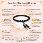 Crystal Heaven Certified Original Karungali Bracelet