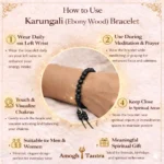 Crystal Heaven Certified Original Karungali Bracelet