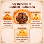 3 Mukhi Indonesian Rudraksha