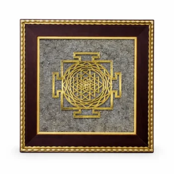Shree Yantra Pyrite Frame – Attract Wealth, Abundance & Positive Energy