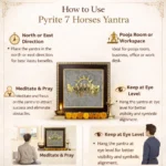 Pyrite 7 Horses Yantra – Attract Success, Wealth & Career Growth