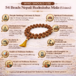 54 Beads Nepali Rudraksha Mala
