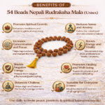 54 Beads Nepali Rudraksha Mala
