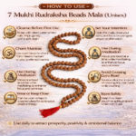 7 Mukhi Rudraksha Beads Mala