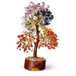 Natural Crystal Beads And Metal Wire 7 Seven Chakra Crystal Tree