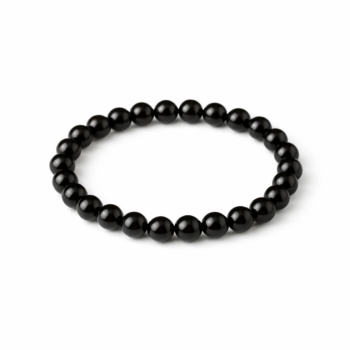 Black Obsidian Crystal Bracelet for Unisex