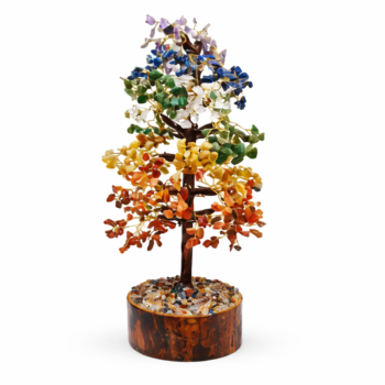 Natural Crystal Beads And Metal Wire 7 Chakra Crystal Tree – 1000 Chips For Home And Office