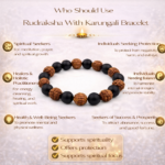 Rudraksha With Karungali Bracelet