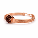 Panchmukhi Rudraksha Brass Bracelet For Men