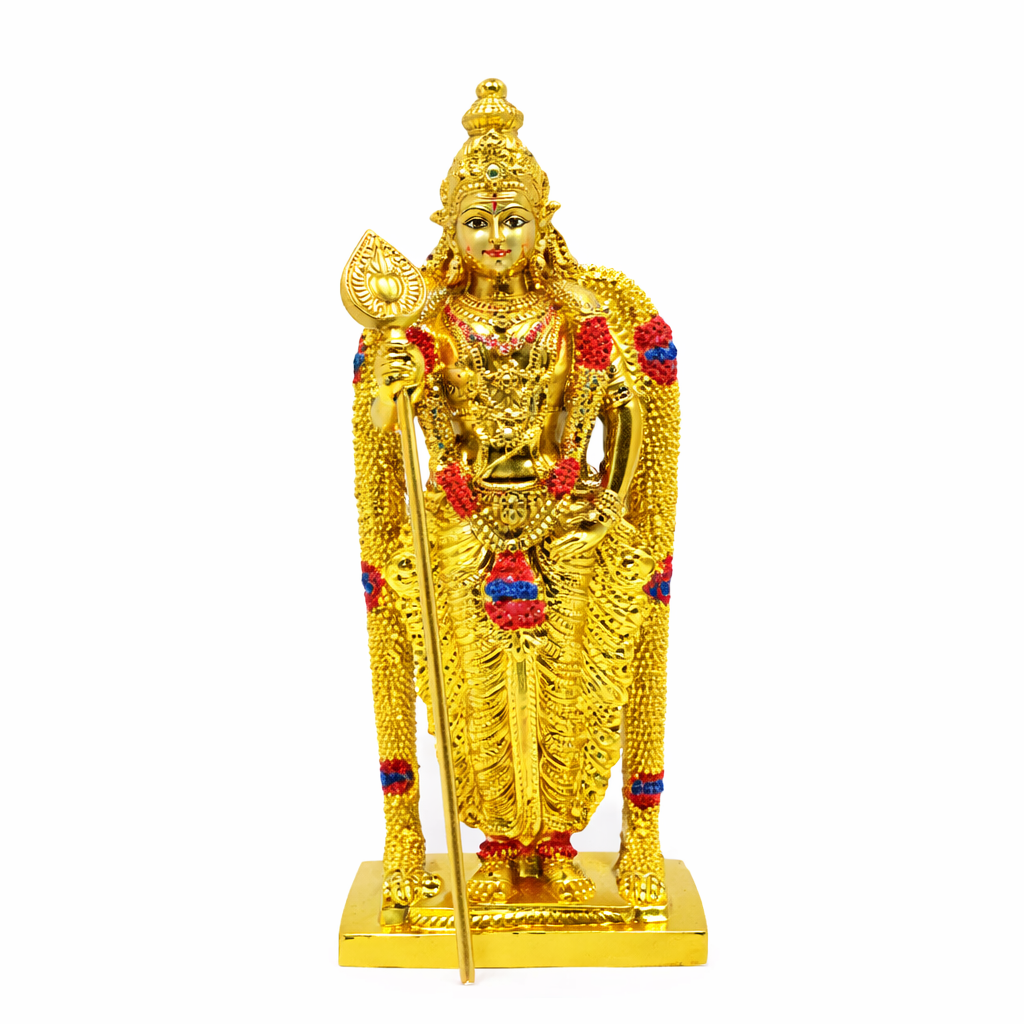 Multicolor Shree Bharani Murugan Statue Multicolor Shree Bharani Murugan Statue