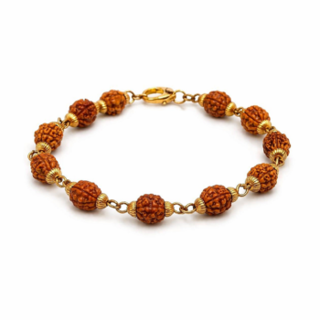 5 Mukhi Rudraksha Bracelet For Unisex