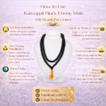 Karungali Black Ebony Mala 108 Beads