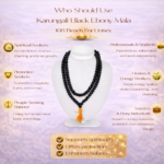 Karungali Black Ebony Mala 108 Beads
