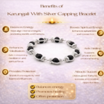 Karungali With Silver Capping