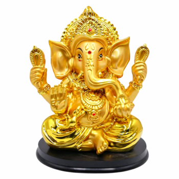 Golden Big Size Ganesh Statue