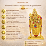 Multicolor Shree Bharani Murugan Statue