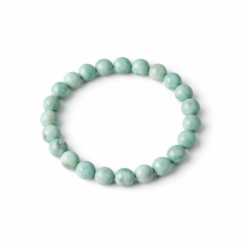 Amazonite Healing Crystal Bracelet for Unisex