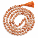 Orange Aventurine Crystal Mala for Women