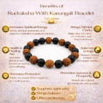 Rudraksha With Karungali Bracelet
