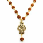 Shiv Om Trishul Rudraksha Mala