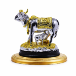 Silver Kamdhenu Cow Statue