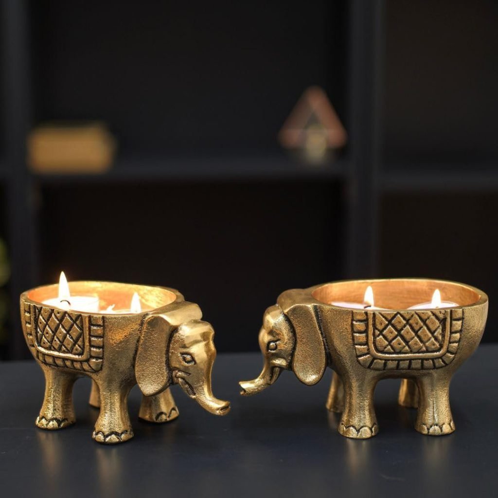 Aluminium Elephant for Good Luck | Statue for Tabletop