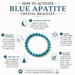 Blue Apatite Crystal Bracelet