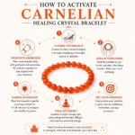 Carnelian Healing Crystal Bracelet