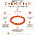 Carnelian Healing Crystal Bracelet