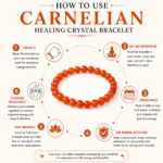 Carnelian Healing Crystal Bracelet