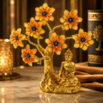 Golden Lord Buddha Evil Eye Tree