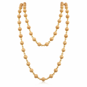 Gold Plated Tulsi Mala