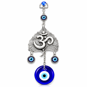 Om Leaf Evil Eye Hanging for Home & Office