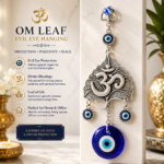 Om Leaf Evil Eye Hanging for Home & Office