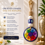 Om Seven Chakra Evil Eye Hanging