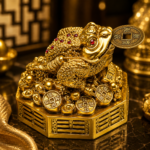 Golden Feng Shui Frog