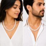 White Howlite Stone Chips Mala For Women