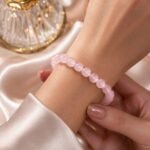 Rose Quartz Stone Bracelet For Women