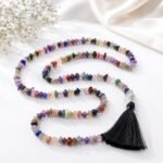 Tanzanite Chips Mala For Women