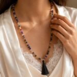 Tanzanite Chips Mala For Women