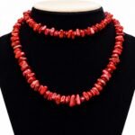 Natural Red Jasper Chips Mala