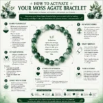 Moss Agate Healing Crystal Bracelet