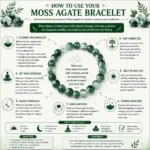 Moss Agate Healing Crystal Bracelet