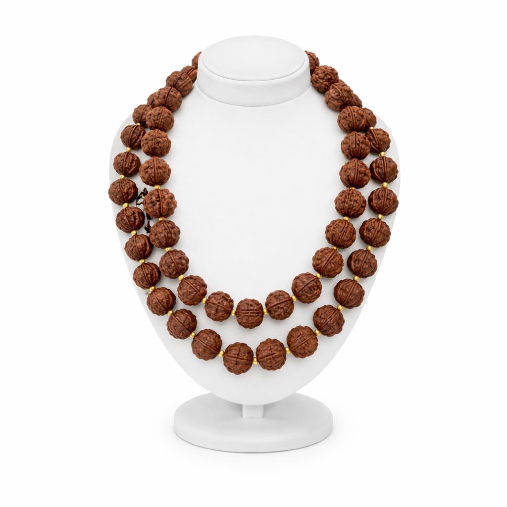 54 Beads Nepali Rudraksha Mala For Unisex