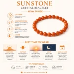 Sunstone Crystal Bracelet