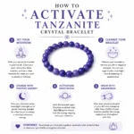 Tanzanite Crystal Bracelet